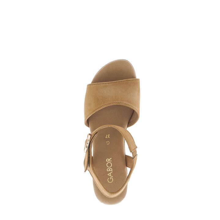 Plateau Sandale braun #5