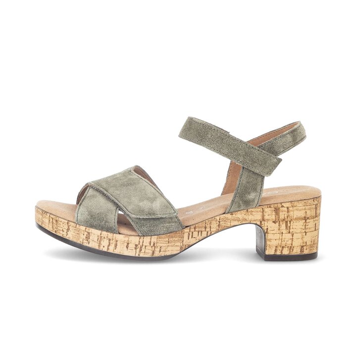 Plateau Sandale grün #0