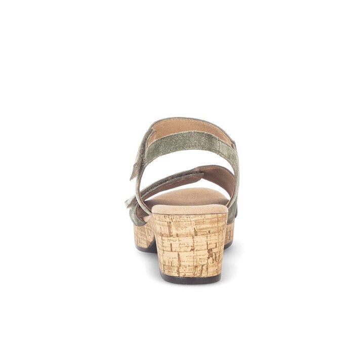 Plateau Sandale grün #3