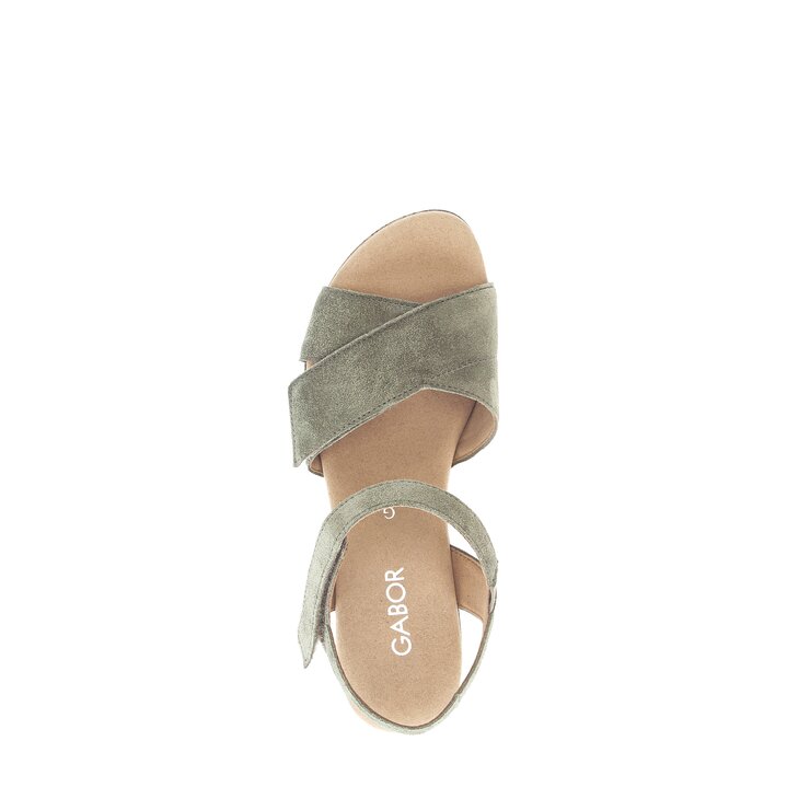 Plateau Sandale grün #5