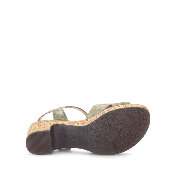 Plateau Sandale grün #4