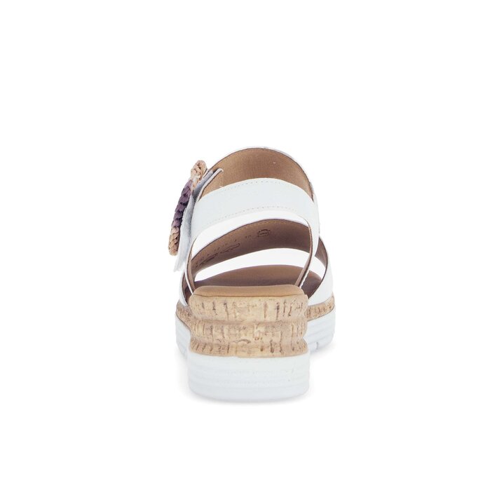 Platåsandaler vit #3