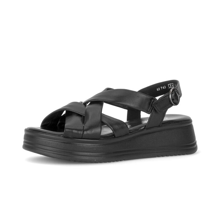 Plateau Sandale schwarz #2