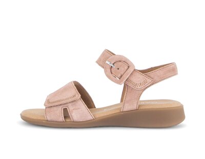 Riemchensandale beige