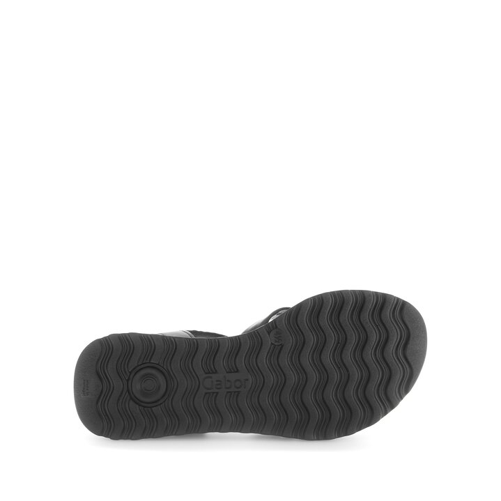 Riemchensandale schwarz #4