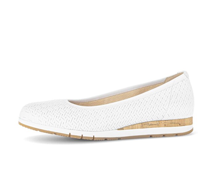 Sportliche Ballerina weiß #0