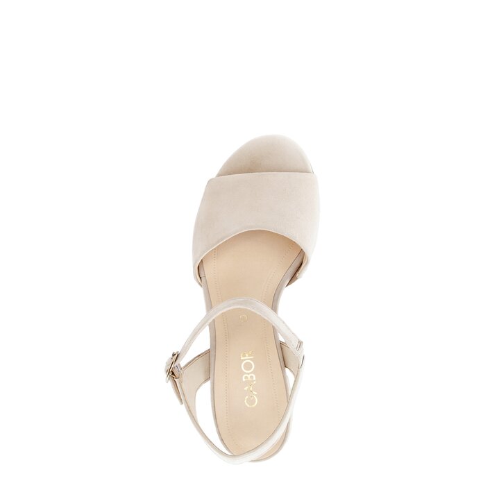 Sandalo con cinturino beige #5