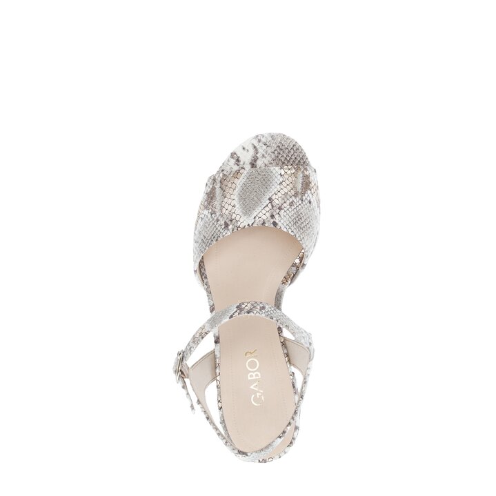 Riemchensandale beige #5