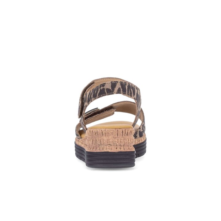 Sandale à plateforme marron #3