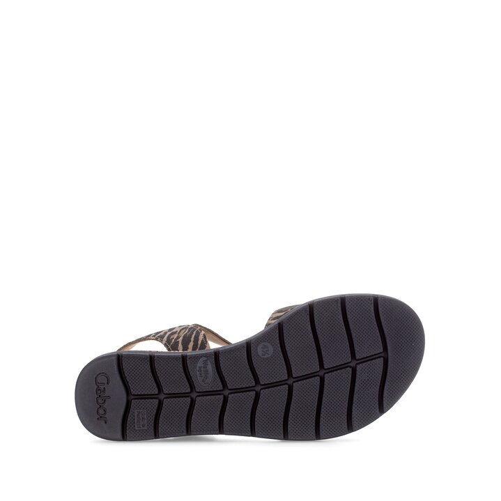 Sandale à plateforme marron #4