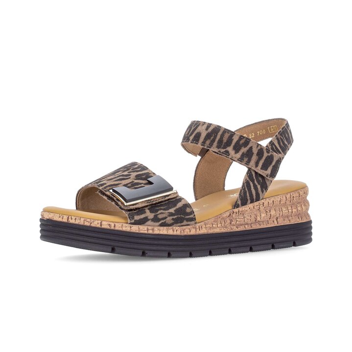 Sandale à plateforme marron #2