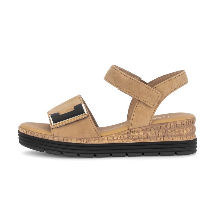 Platåsandaler brun #0