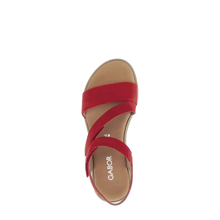 Sandalo con cinturino rosso #5