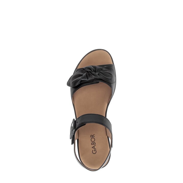 Plateau Sandale schwarz #5