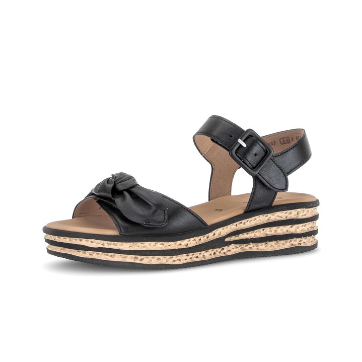 Plateau Sandale schwarz #2