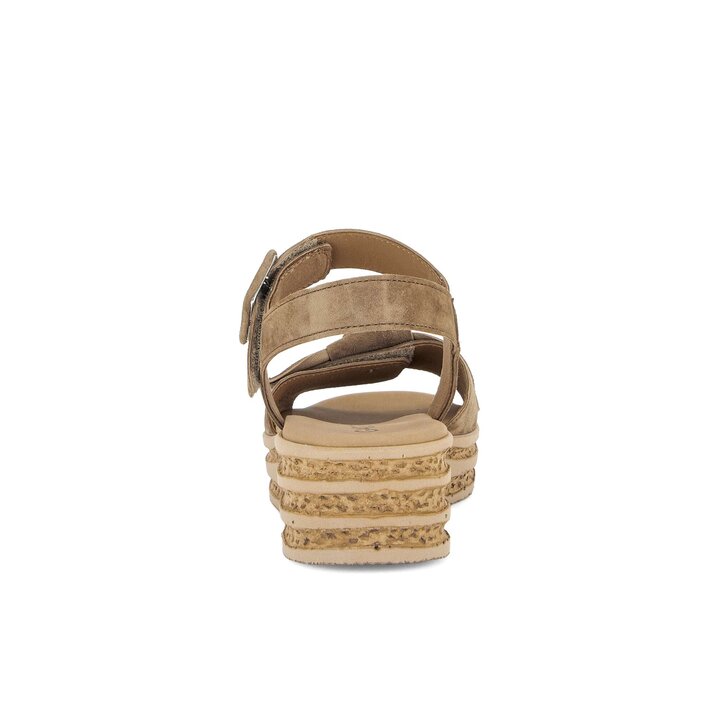 Plateau Sandale braun #3