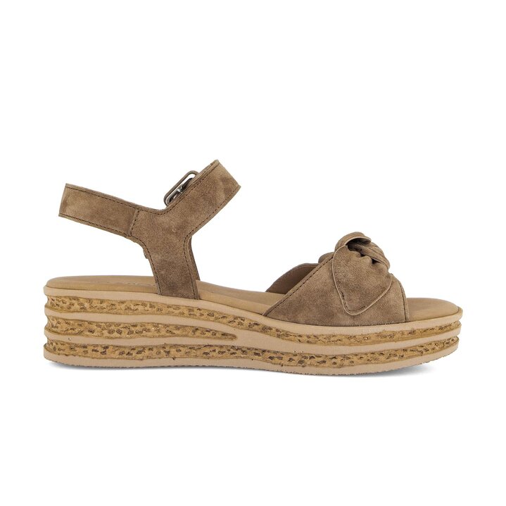 Plateau Sandale braun #1