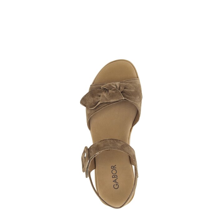 Plateau Sandale braun #5