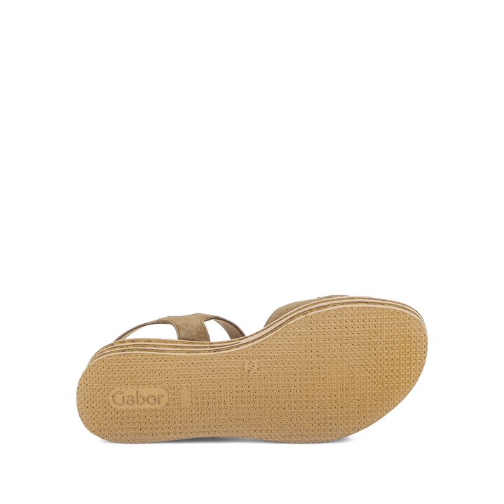 Plateau Sandale braun #4