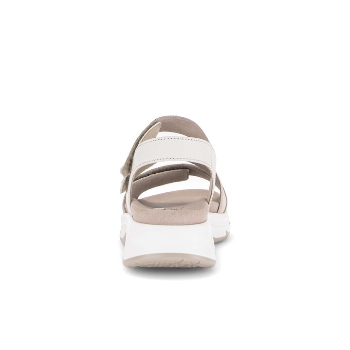 Sandalo con plateau beige #3