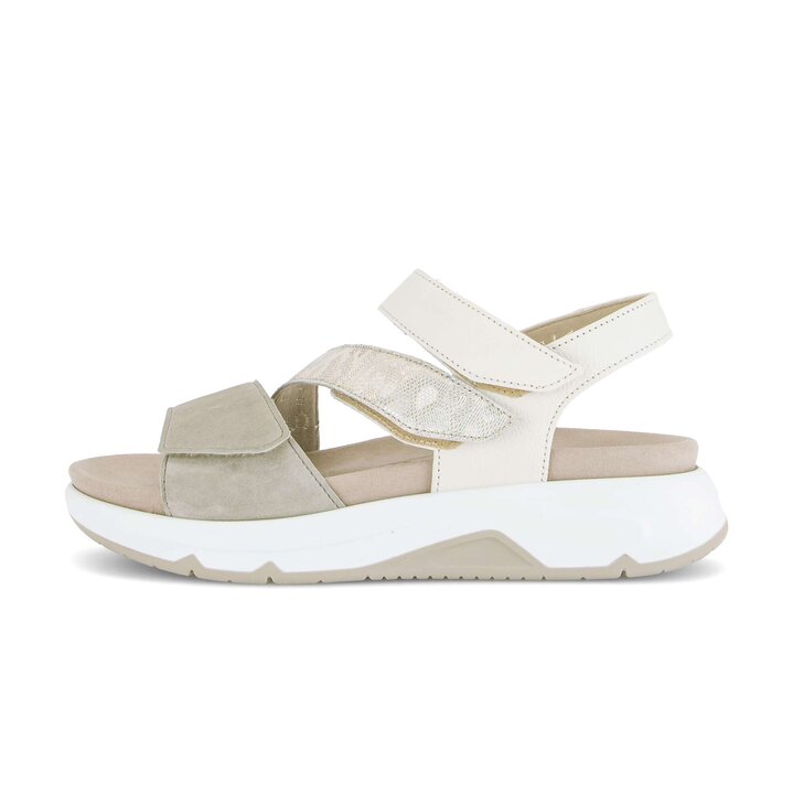 Sandalo con plateau multicolore #0