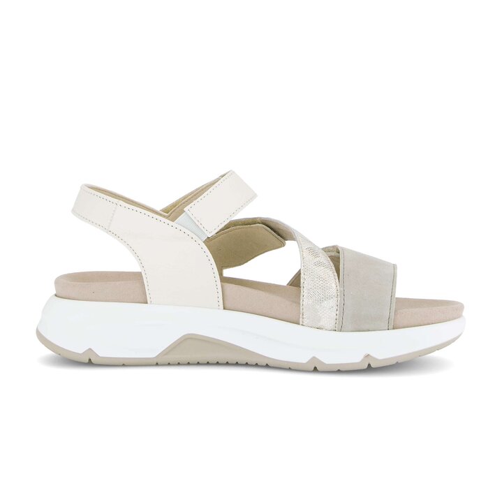 Sandalo con plateau multicolore #1