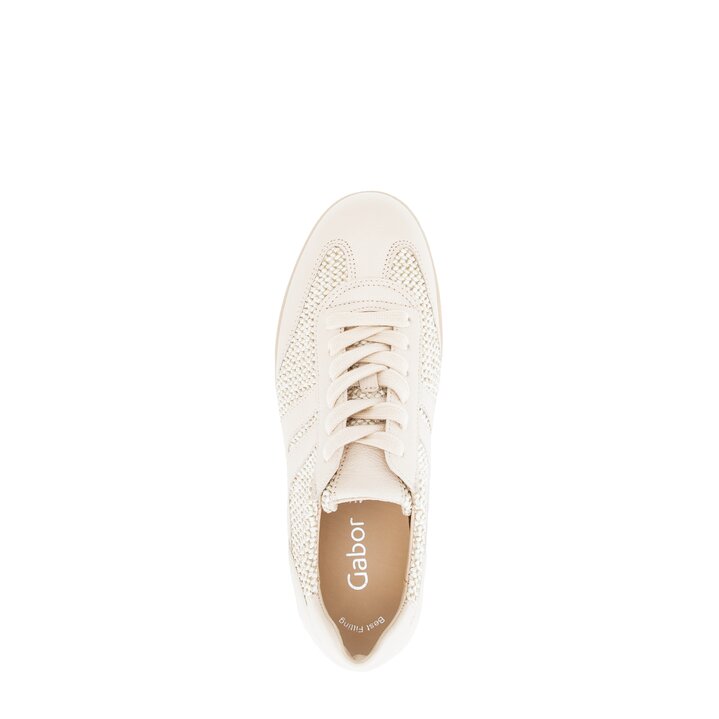 Lage sneaker beige #5