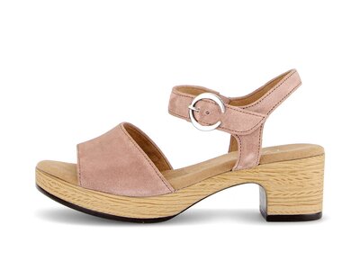 Platåsandaler rosa