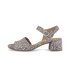 Riemchensandale beige