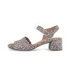 Riemchensandale beige