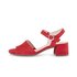 Sandale à bride rouge