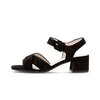 Sandalo con cinturino nero