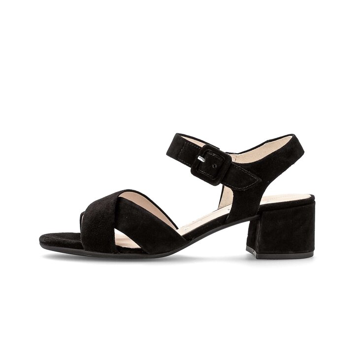 Sandalo con cinturino nero #0