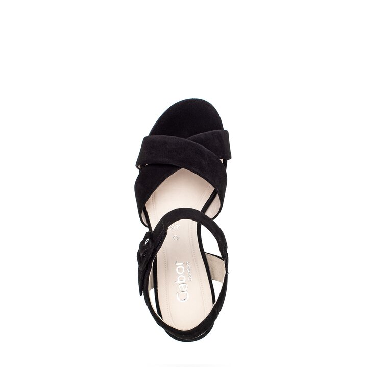 Sandalo con cinturino nero #5