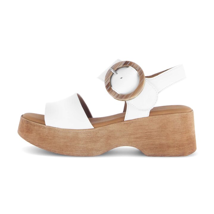 Platåsandaler creme #0