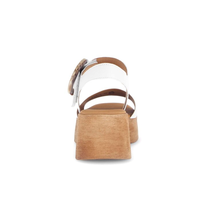 Platåsandaler creme #3