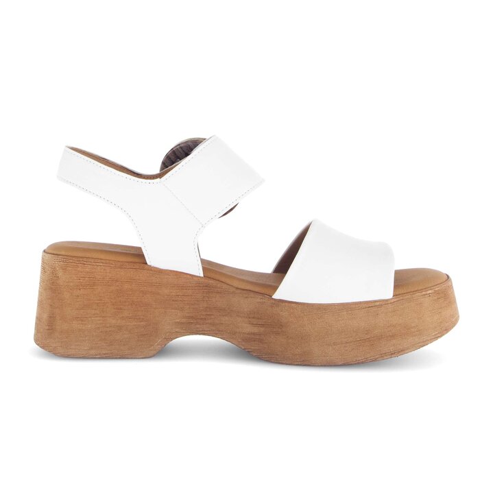 Platåsandaler creme #1