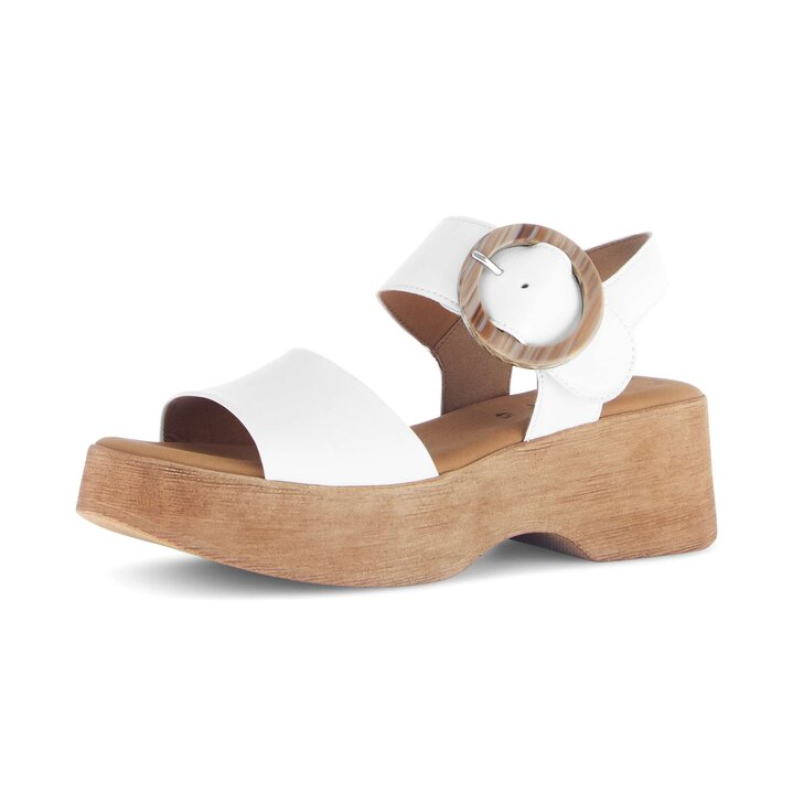 Platåsandaler creme #2