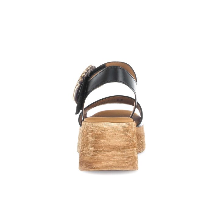 Plateau Sandale schwarz #3
