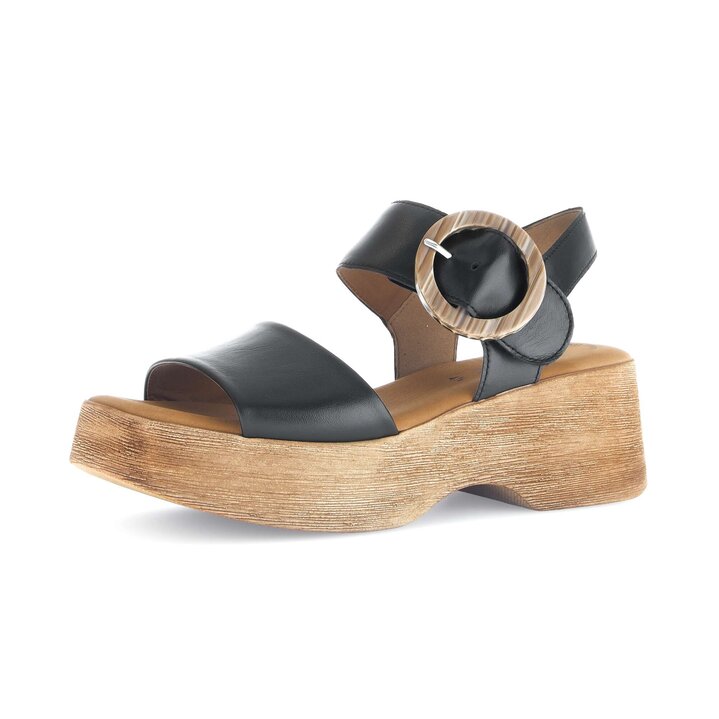 Plateau Sandale schwarz #2