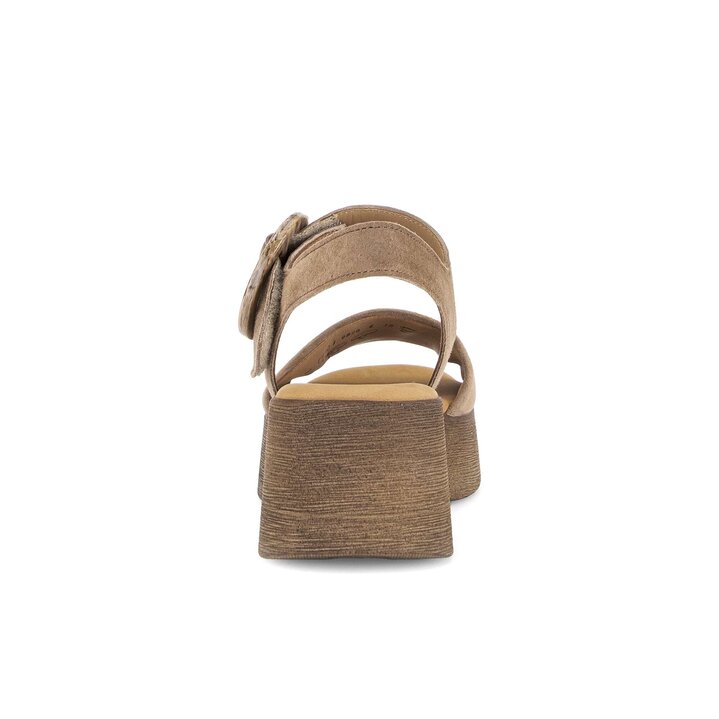 Sandale à plateforme marron #3