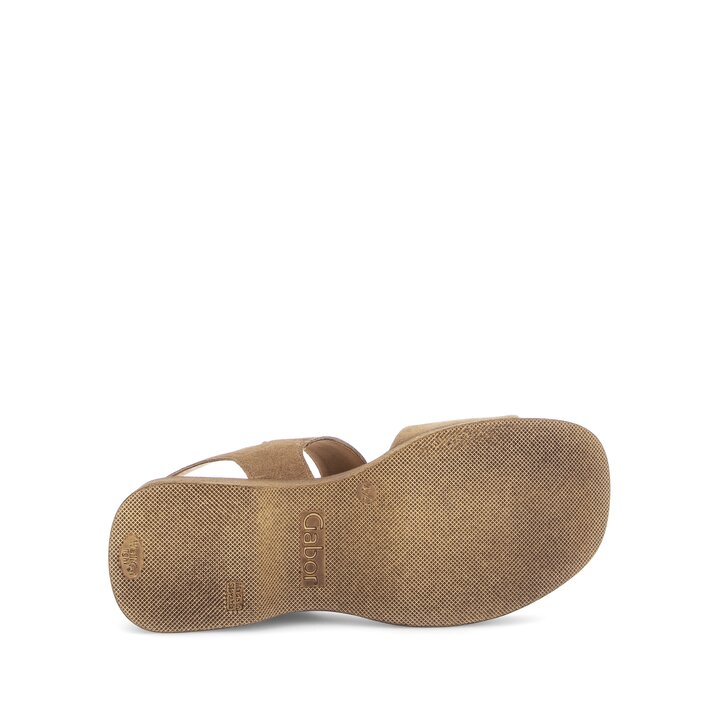 Sandale à plateforme marron #4