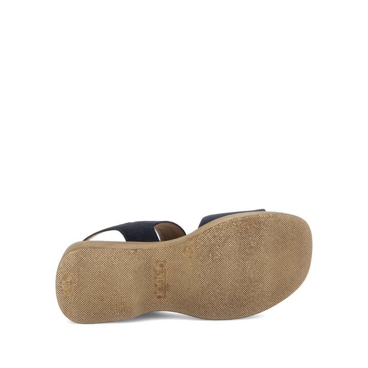 Sandale met plateauzool blauw #4