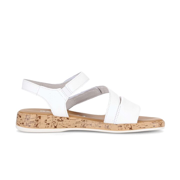 Riemchensandale weiß #1