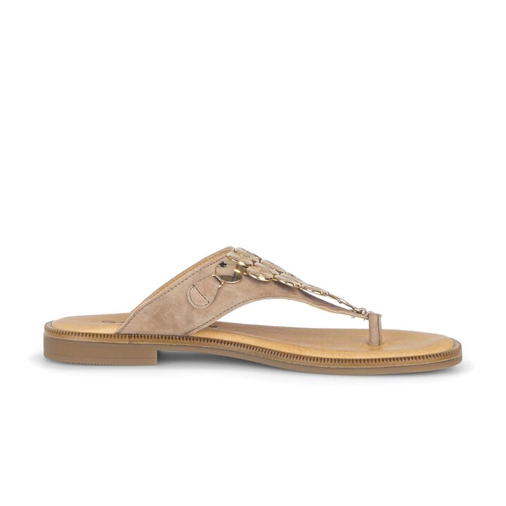 Tongs beige #1