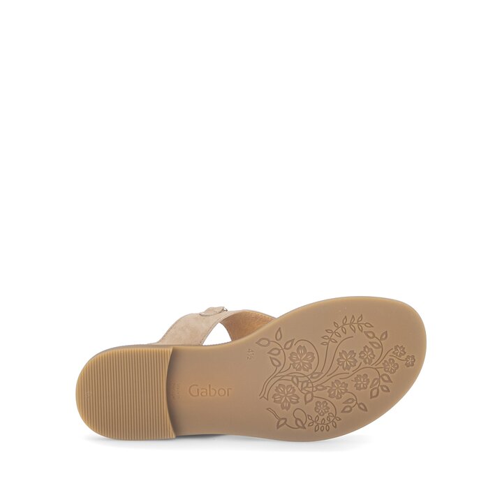 Tongs beige #4