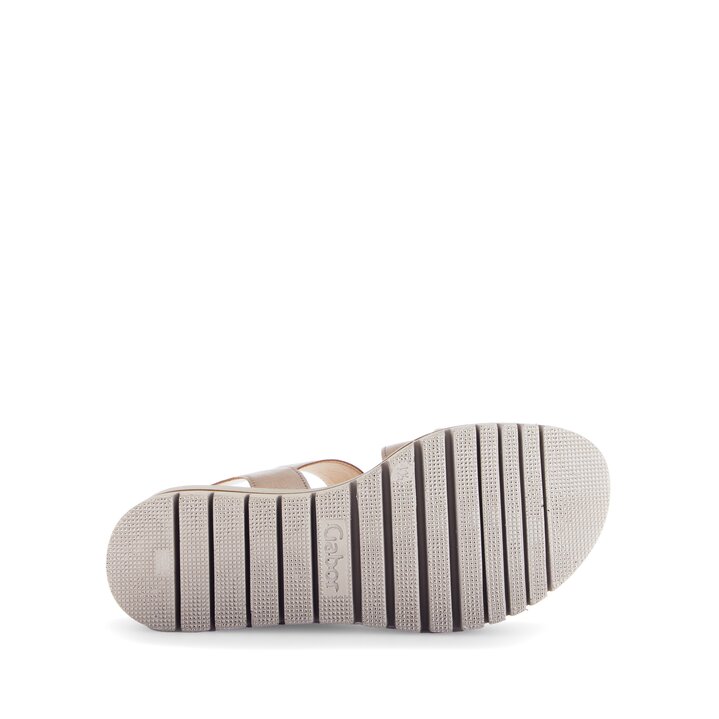 Sandalo con plateau oro #4