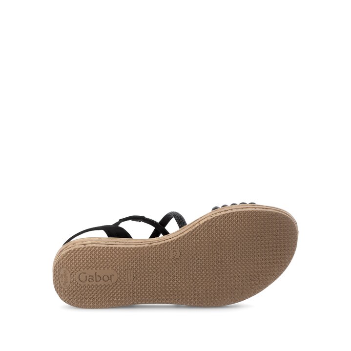 Sandale à plateforme noir #4