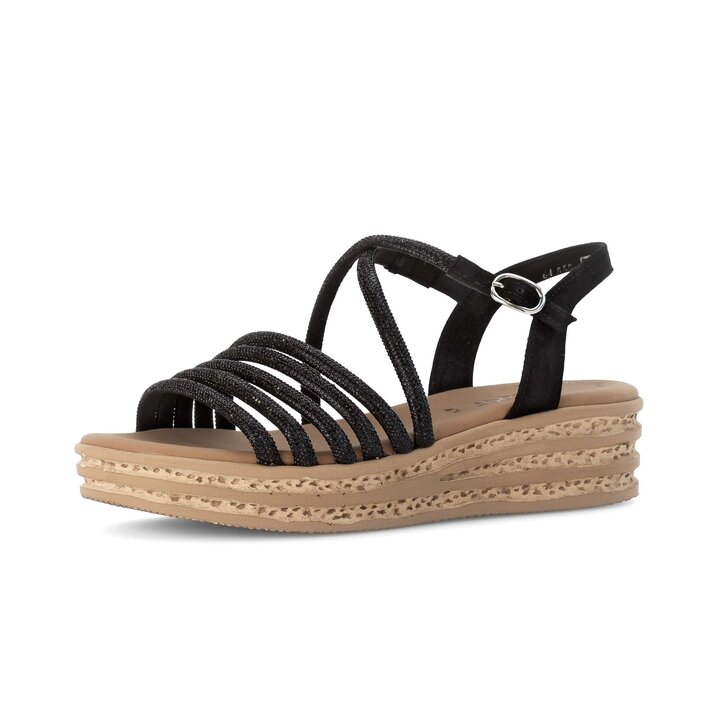 Sandale à plateforme noir #2