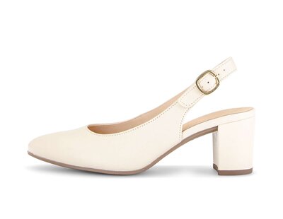 Slingpumps beige